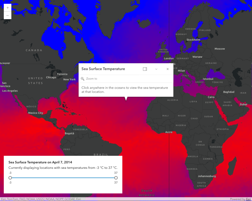 Thumbnail for ImageryLayer - client side pixel filter