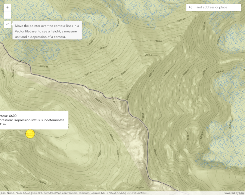 Thumbnail for VectorTileLayer hitTest