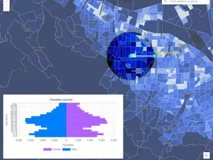 Thumbnail for FeatureLayerView - query statistics by geometry