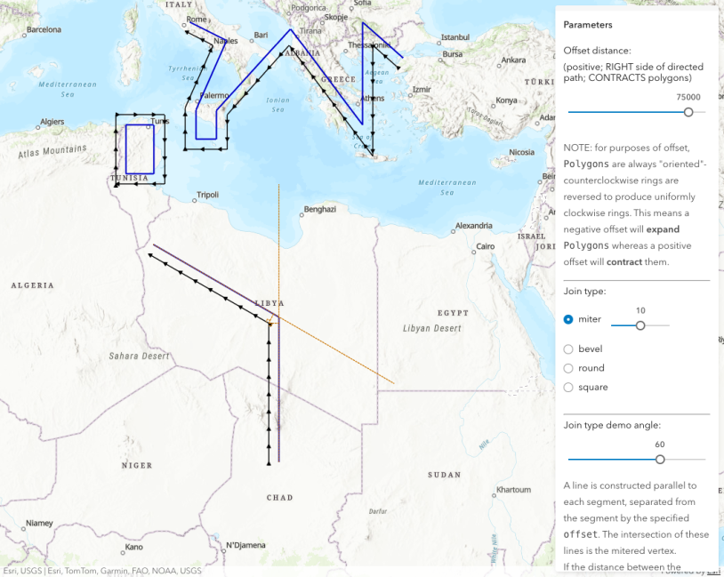 Thumbnail for Geometry operator - offset analysis