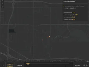 Thumbnail for Filter features with TimeSlider component