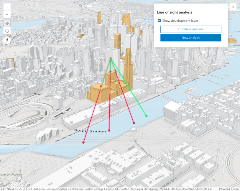 Thumbnail for Line of sight widget
