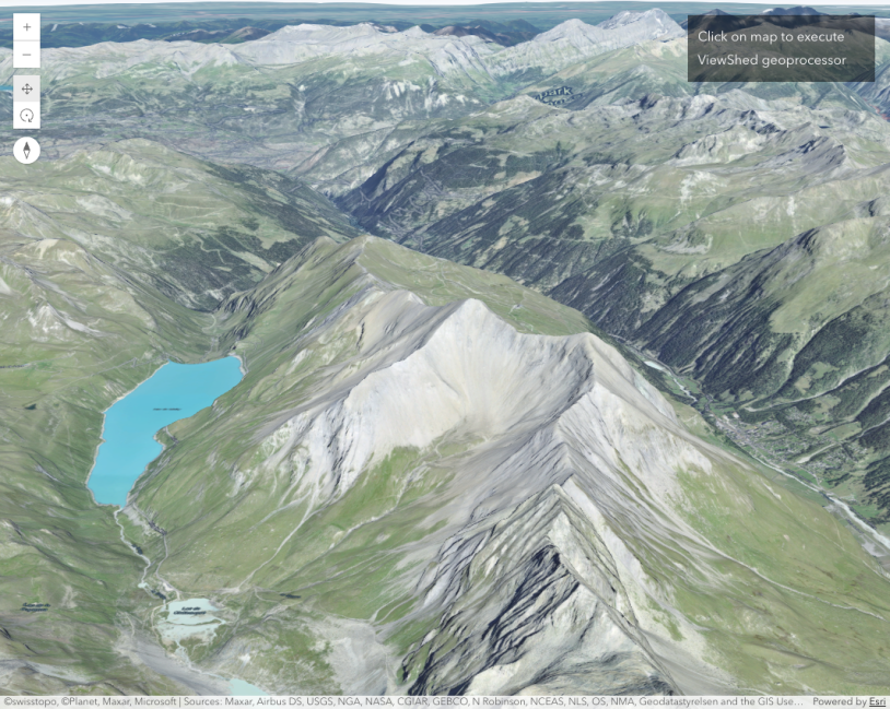 Thumbnail for Geoprocessing - viewshed analysis