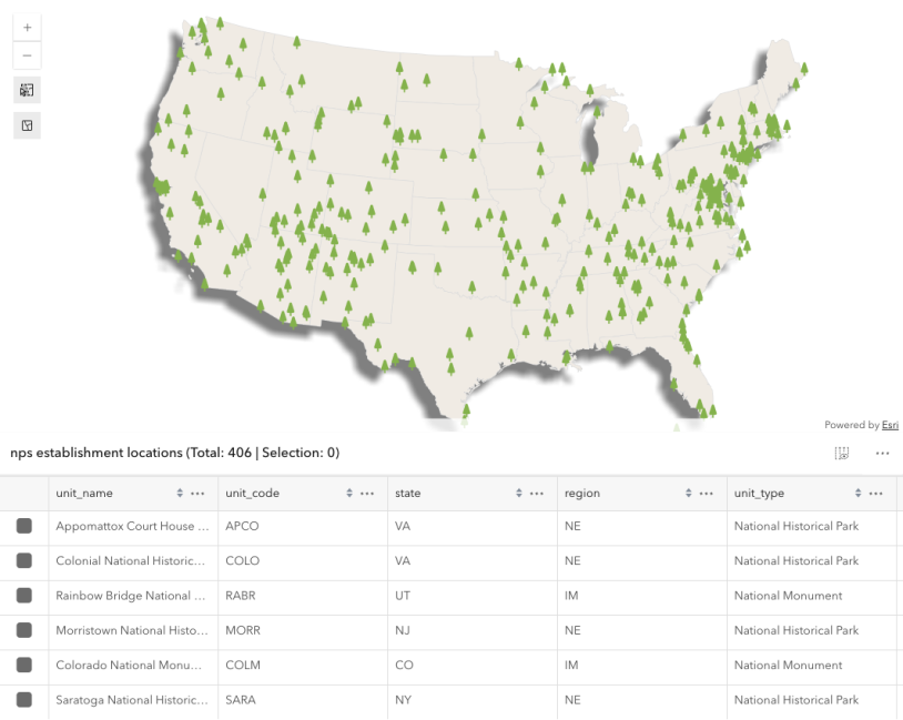 Thumbnail for Select features by rectangle