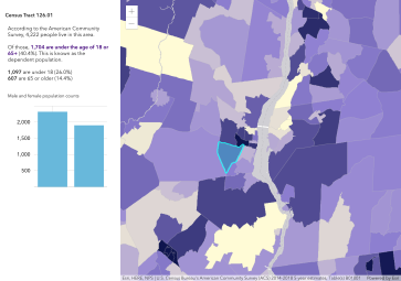 Thumbnail for Feature component in a side panel
