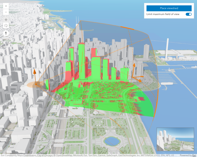 Interactive viewshed analysis
