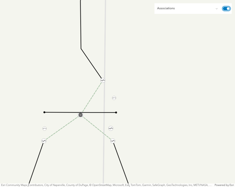 Thumbnail for UtilityNetwork Associations component