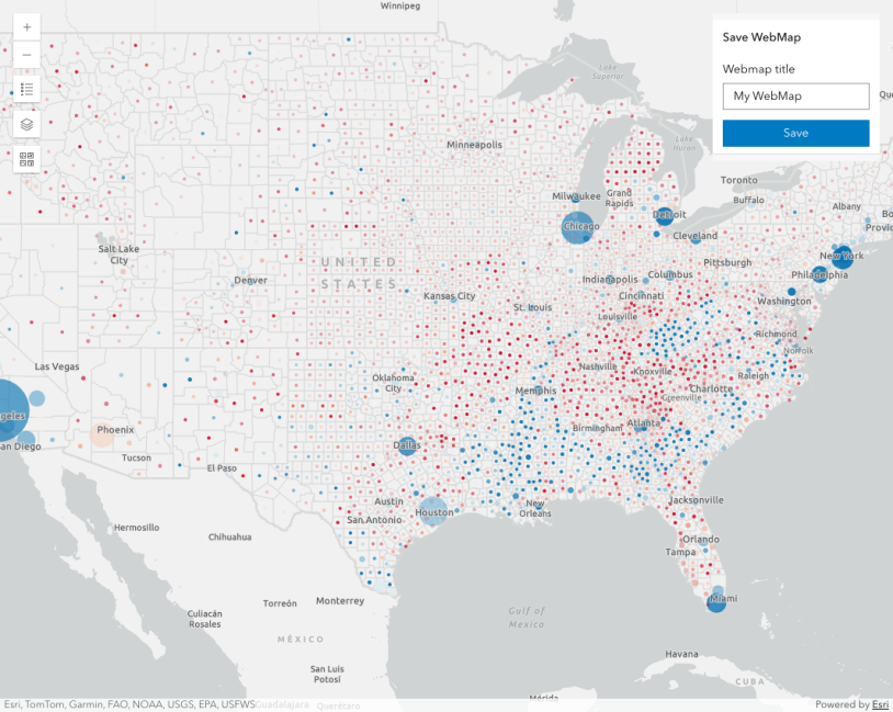 Save a web map