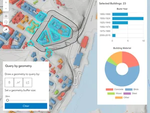 Thumbnail for SceneLayerView - query statistics by geometry
