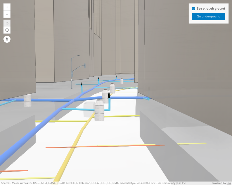 Thumbnail for Underground navigation in global mode
