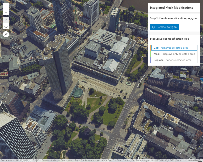 Thumbnail for Integrated mesh modification