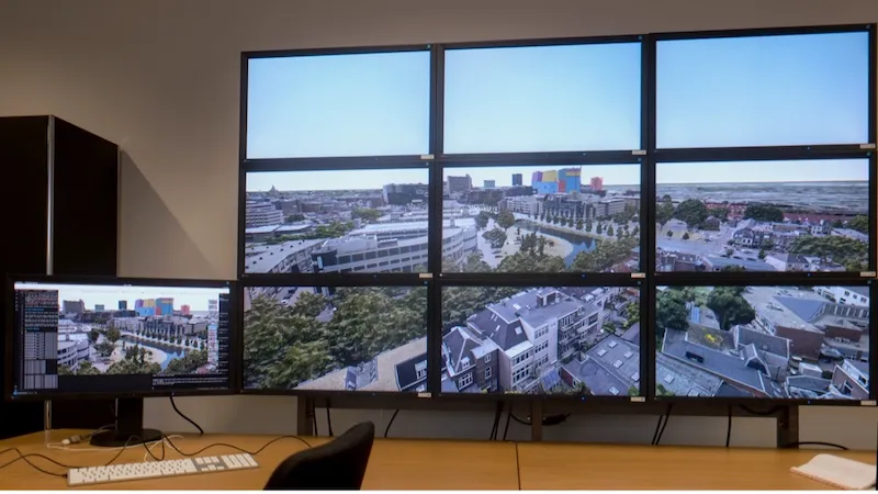 Tiled display support