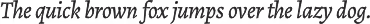 Alegreya Italic font preview