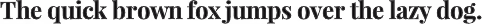 Playfair Display Bold font preview