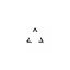 Cross Triangle Symbol Style