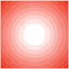 Red Light Gradient Discrete Circular Symbol Style