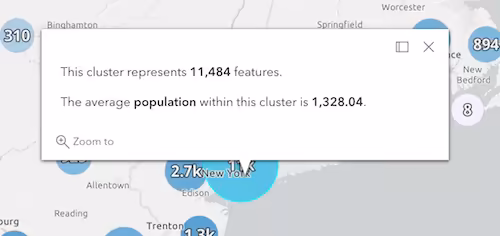 clustering-generated-popup