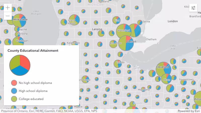 pie chart renderer