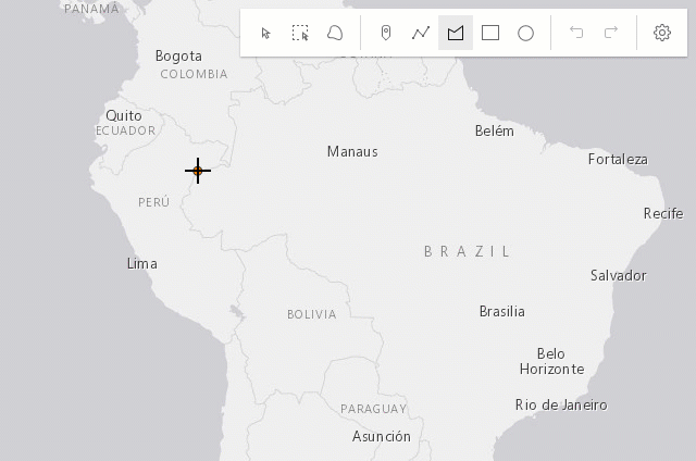 Left-click first vertex