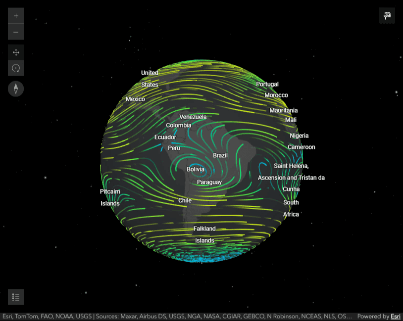 Image preview of related sample FlowRenderer in a 3D scene