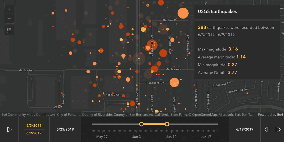 local overrides of CSS variables update calcite brand color in the time slider component