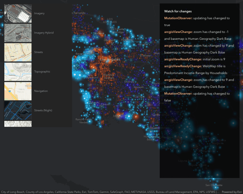 Watch for component changes