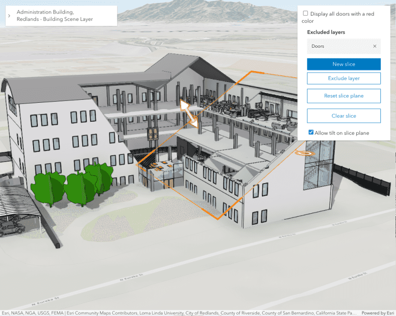 BuildingSceneLayer with Slice widget