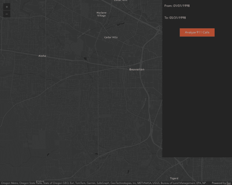 Geoprocessing - hotspot analysis