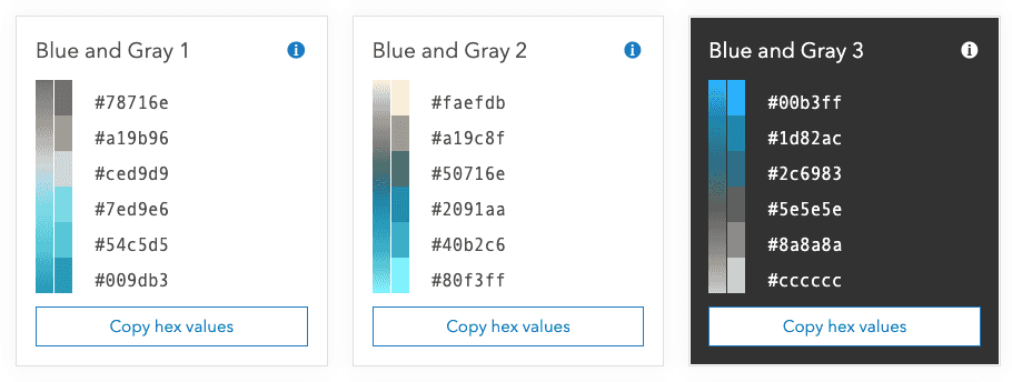 Choosing a color ramp, Overview, ArcGIS Maps SDK for JavaScript 4.27