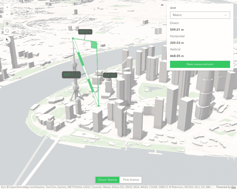 Color theming for interactive tools