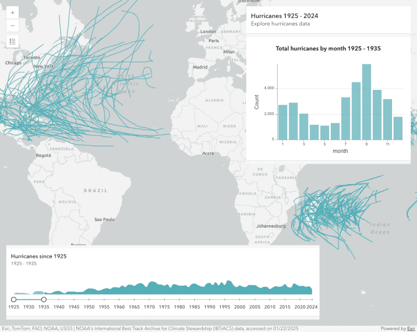 Attribute bins query