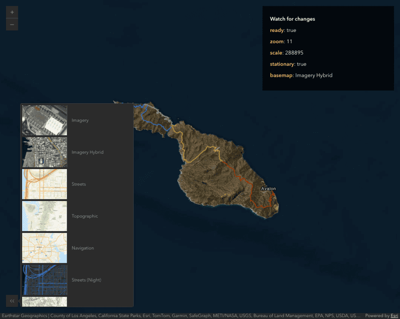 Watch for changes in components using reactiveUtils