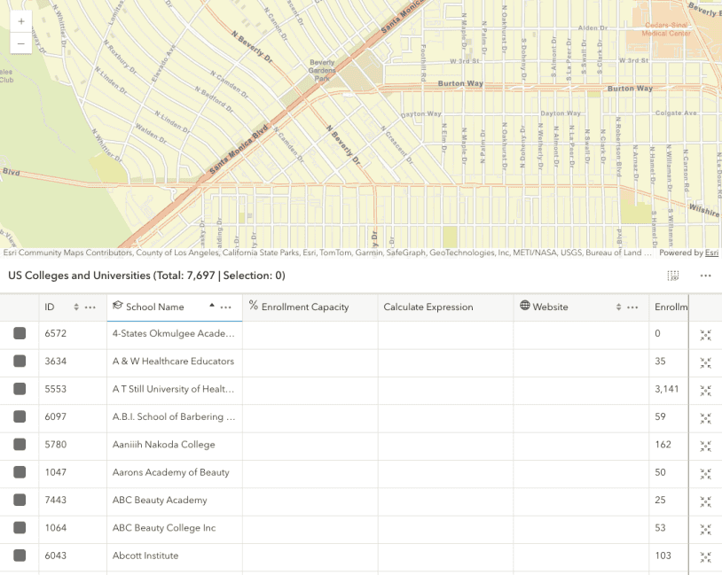 FeatureTable with custom content