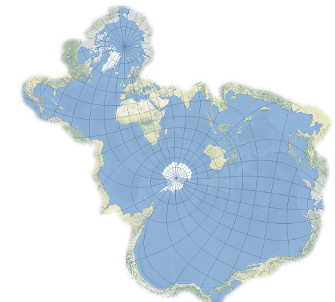 Spilhaus projection