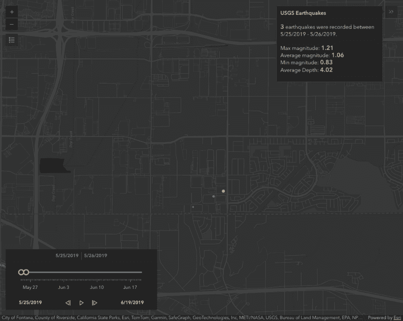 Image preview of related sample Filter features with TimeSlider