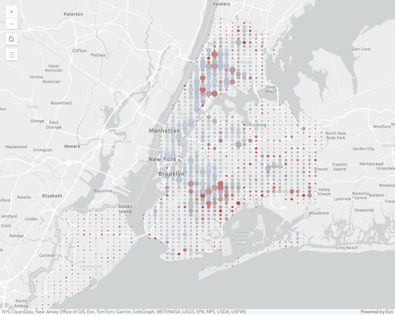 Image preview of related sample Binning with aggregate fields