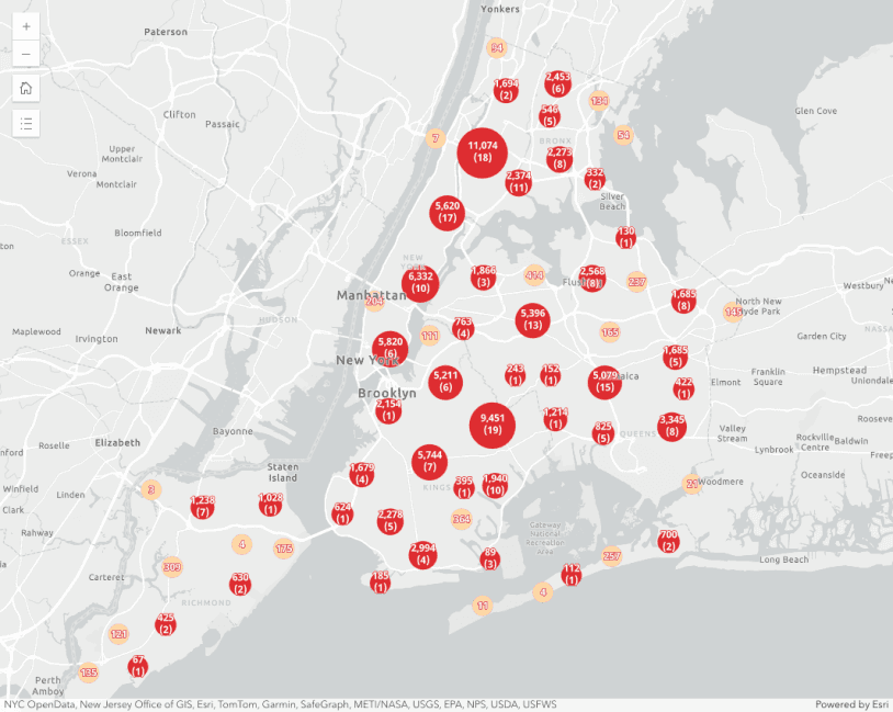 Image preview of related sample Clustering with aggregate fields