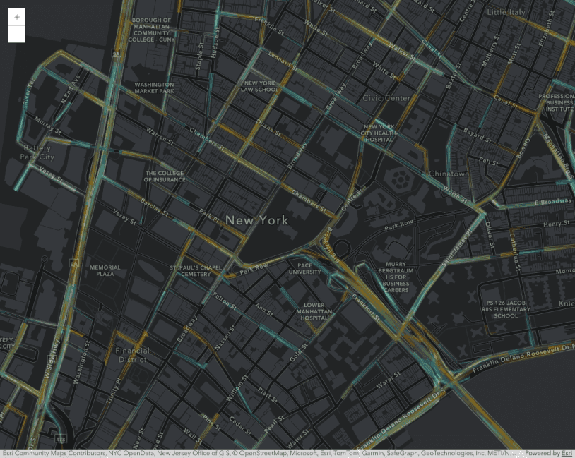 Animated lines with WebGL