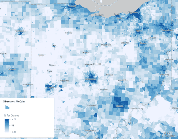 Choosing a color ramp | Overview | ArcGIS Maps SDK for JavaScript 4.29 ...