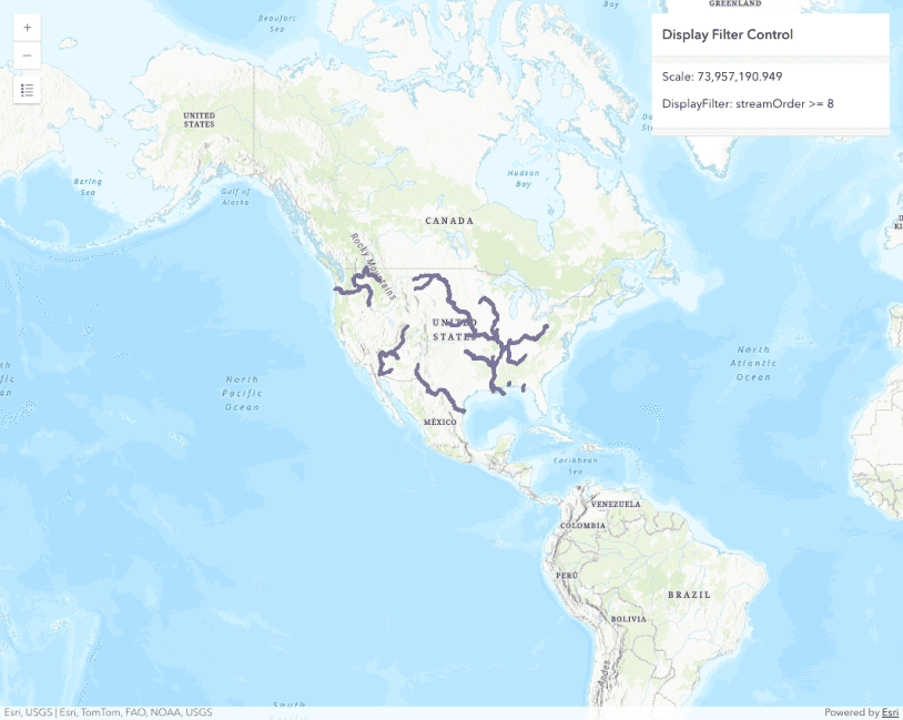 Scale dependent DisplayFilter