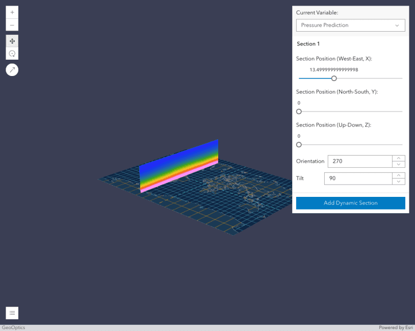 Explore a VoxelLayer using dynamic section