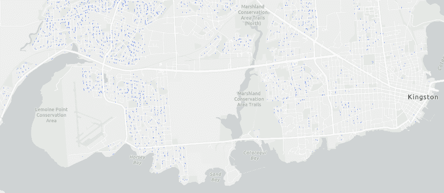 Pools not clustered