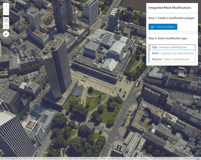 Integrated mesh modification