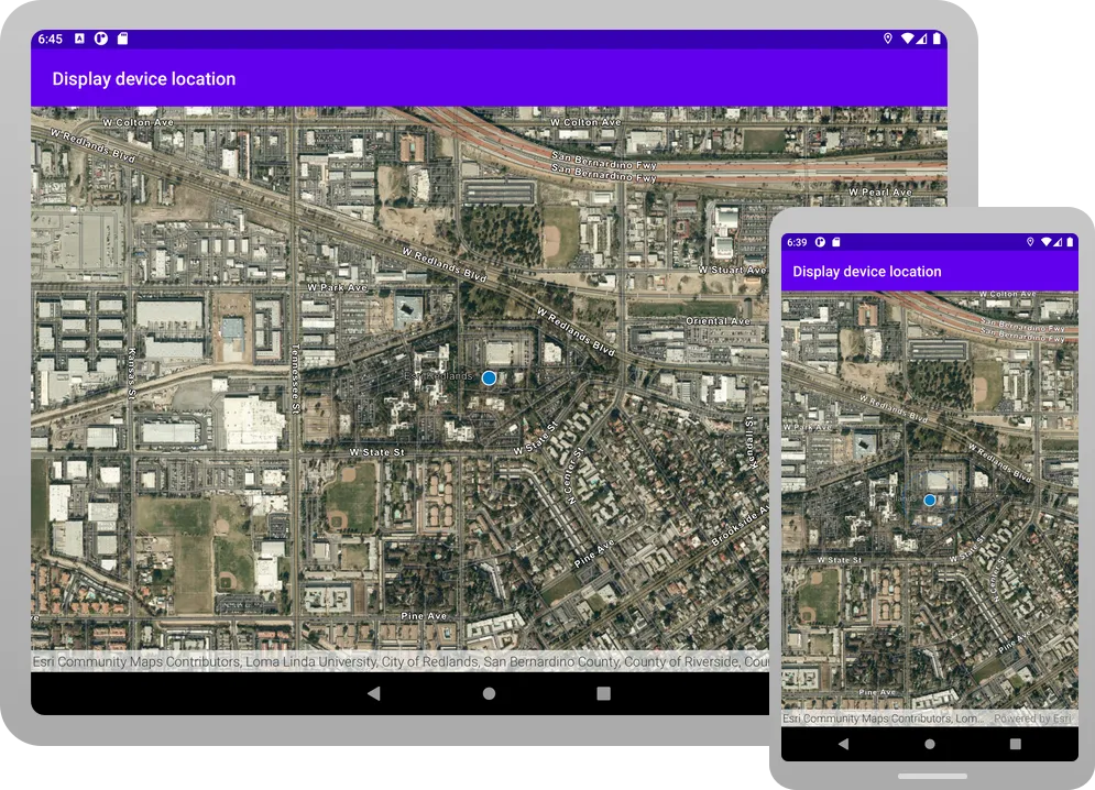 display device location