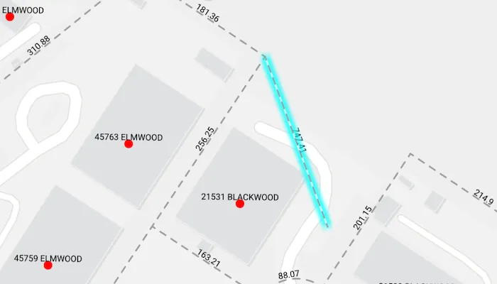 Image of Edit features with feature linked annotation