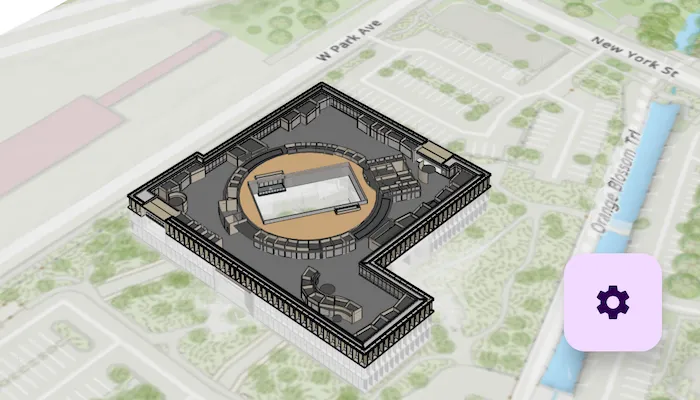 Image of a building scene layer