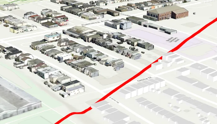 Filter features in scene screenshot