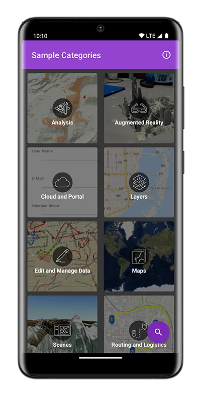 Android sample viewer application