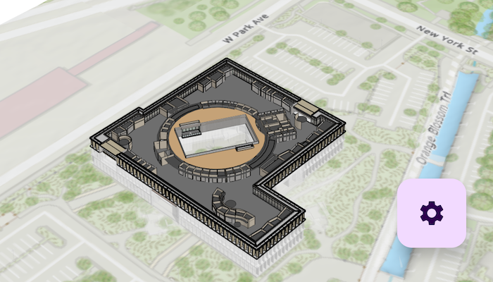 Image of a building scene layer