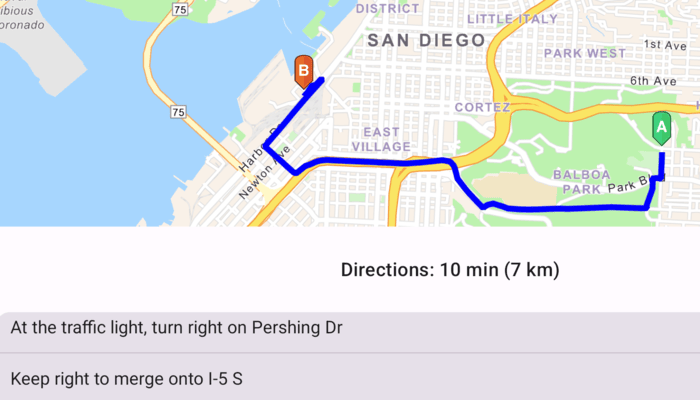 Image of find route